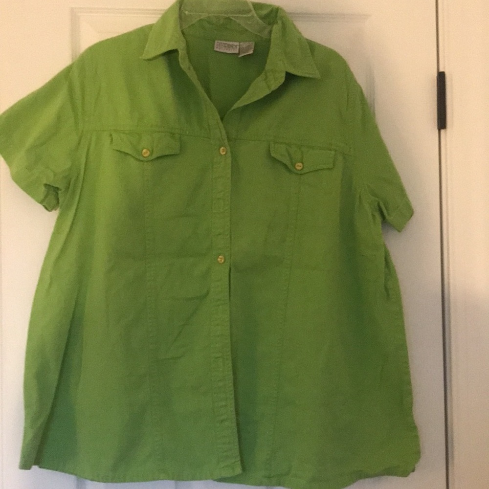 🍼LUSCIOUS IN LIME GREEN MATERNITY TOP!🍼 - Picture 4 of 5